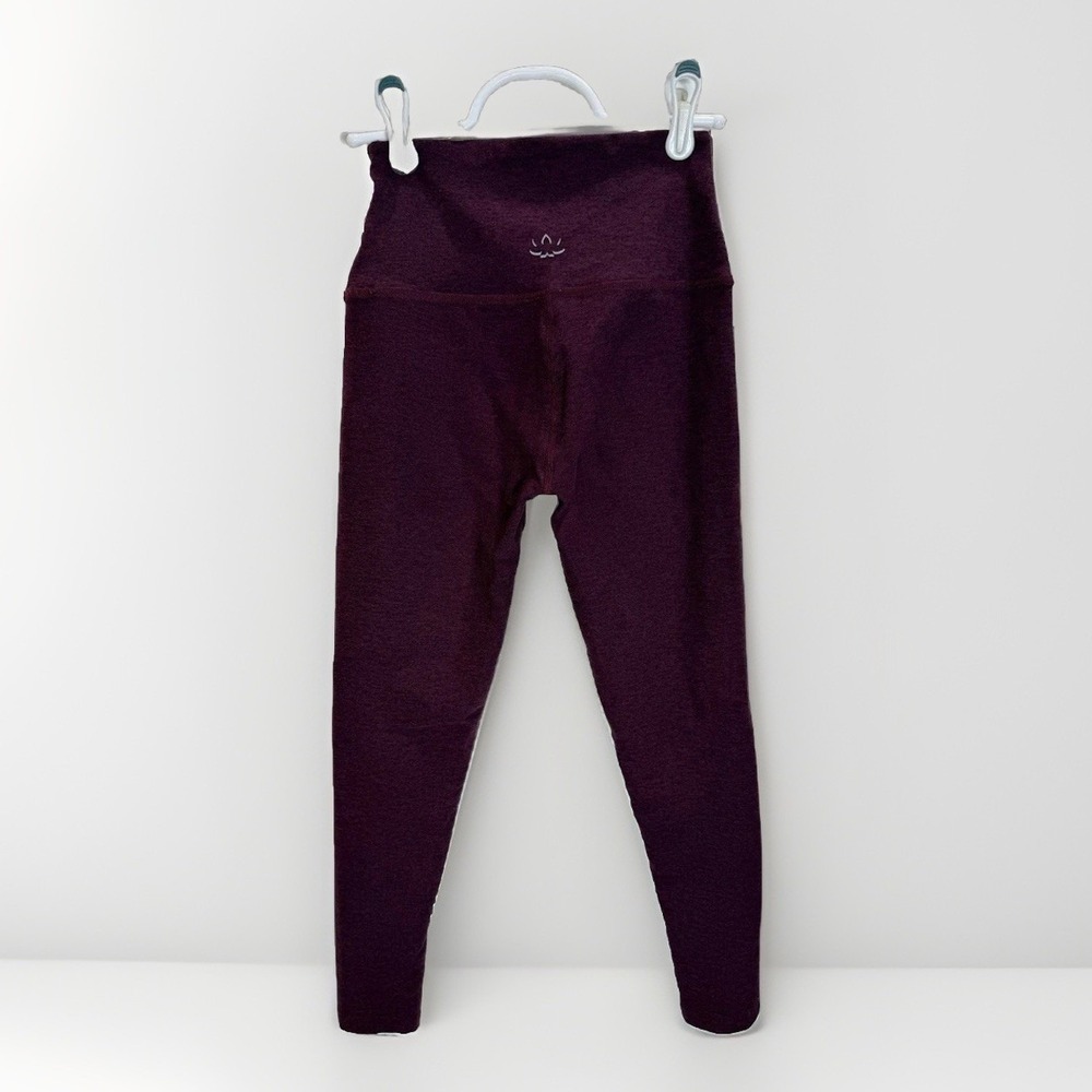 Beyond Yoga x Peloton Leggings Womens Sz XS/S Heather Bordeaux